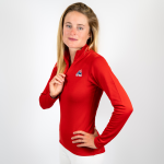 Polo 1/4 Zip Femme